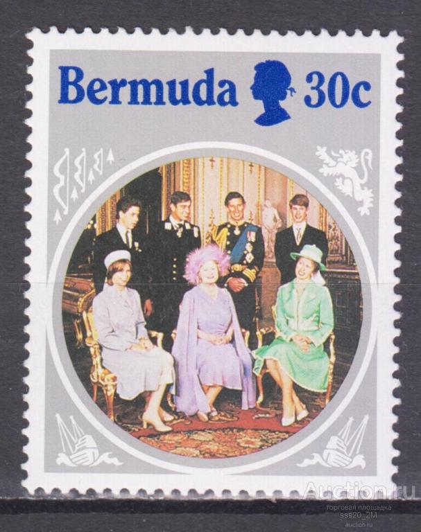 Бермуды 1985 85-летие королевы-матери Елизаветы Mi459 MNH