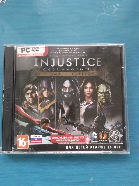 Игра для РС. Injustice. Gods Among us Ultimate Edition. 3 диска.