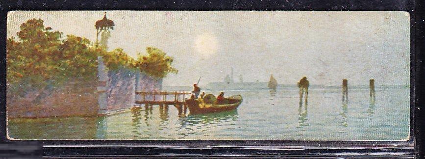 Венеция Открытка-закладка для книг лодка гондола 