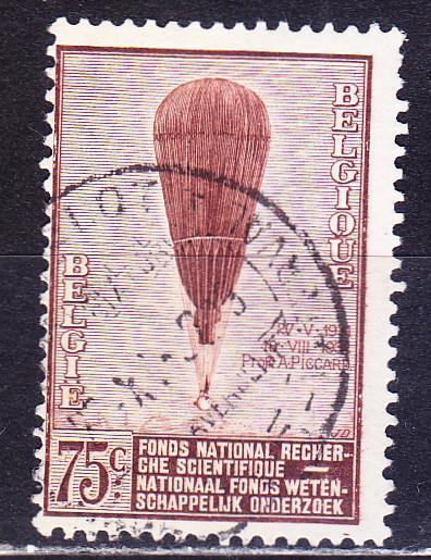 Бельгия, гаш, 1932 г., стратостат, авиация