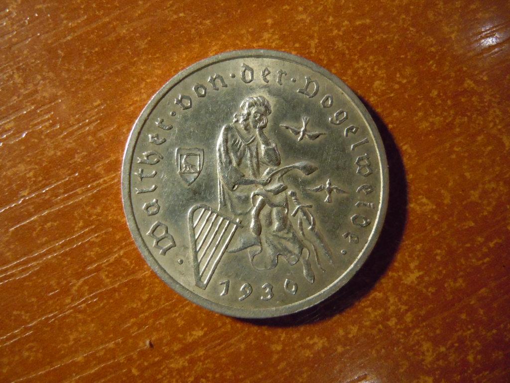 3 марки 1930г(А) Веймарская республика, Германия