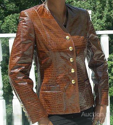 Пиджак жакет  FERRE оригинал змеиная кожа 