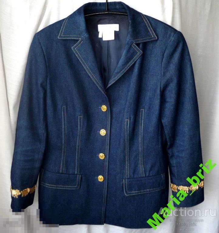 Пиджак ESCADA слоны редкий золотая ручная вышивка коллекционная вещь! 