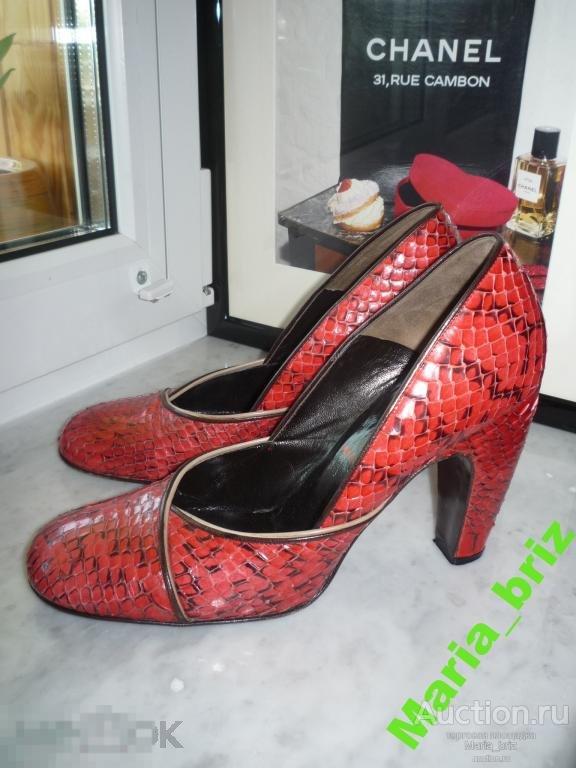 ТУФЛИ MIU MIU PRADA ПИТОН ЗМЕИНАЯ КОЖА 40 