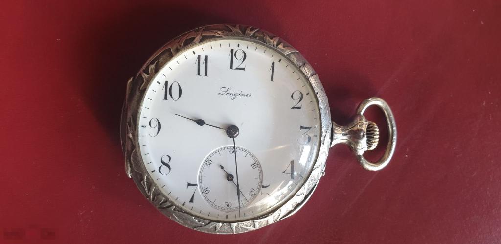 Часы. Лонжин. Longines. Серебро 84/875 проба. На ходу. Швейцария. 
