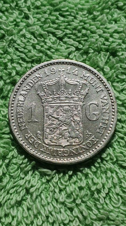 1 гульден, 1914 год, королевство Нидерланды