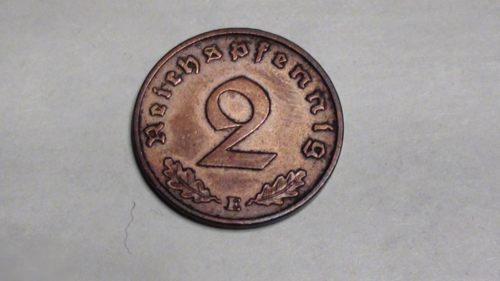 2 пфеннига 1937 E Германия 3-рейх (3)