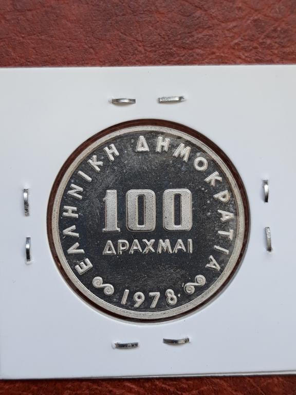 Греция 100 драхм 1978 КМ 121