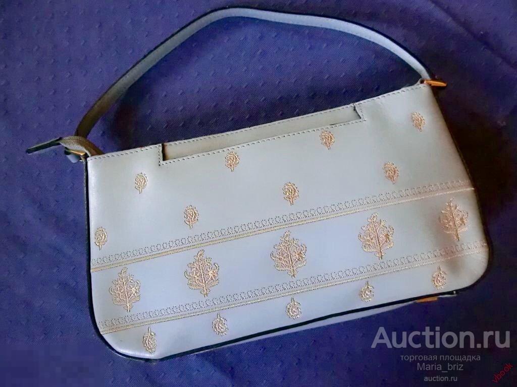 Сумка клатч вышивка золотом Adrienne Vittadini оригинал Американский бренд 