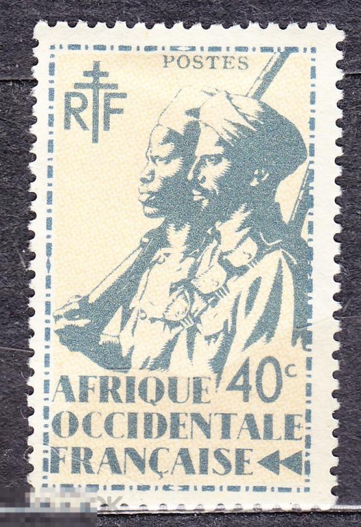 Французские колонии Западная Африка 1935 
