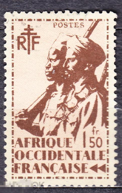 Французские колонии Западная Африка 1935 
