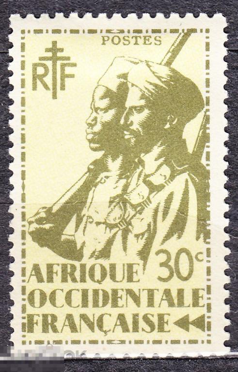 Французские колонии Западная Африка 1935 