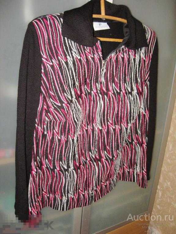 Эксклюзив! Кардиган жакет трикотаж Frankenwalder оригинал Германия вышивка мохер кашемир D52 