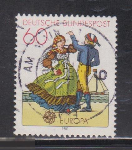 Германия 1981 Танцы костюмы Европа СЕПТ 