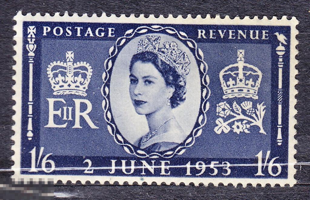 Англия Великобритания   коронация 1953 