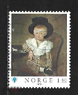 Норвегия 1979 Живопись дети 