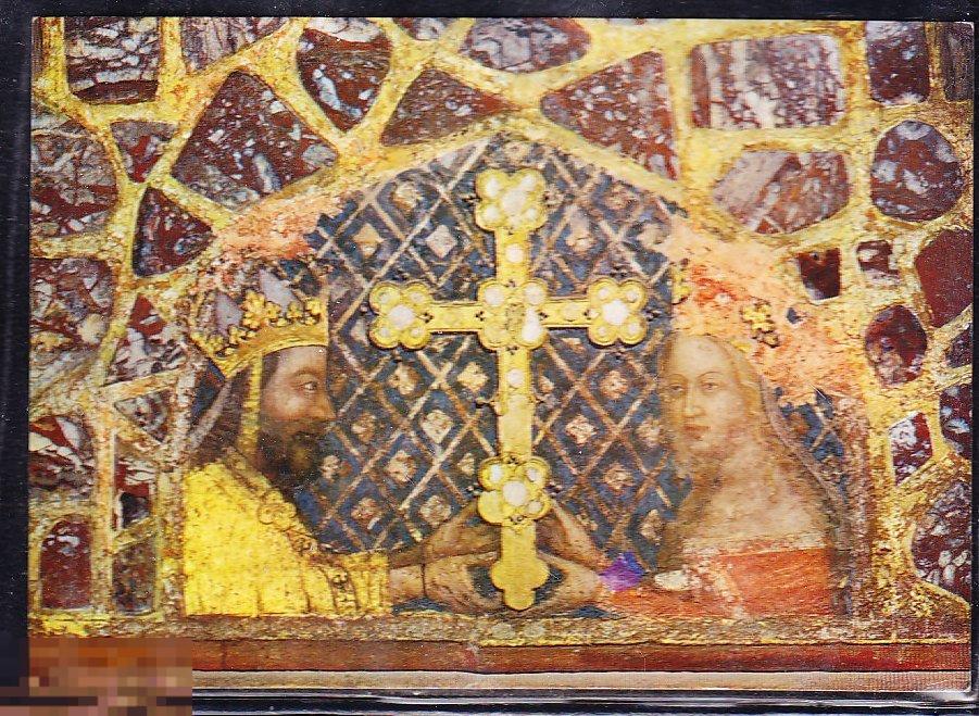 Карлштейн.. Капелла святой Екатерины,портрет Карла 4 