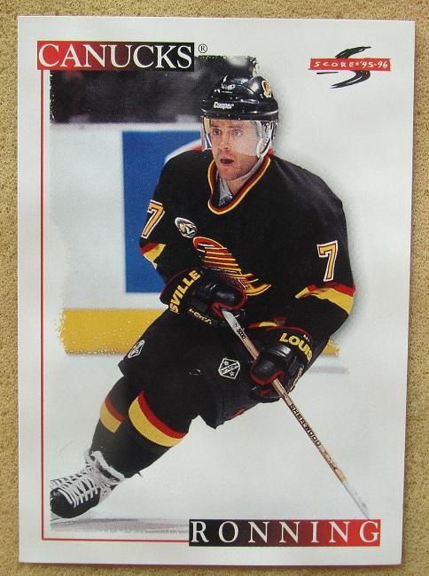 НХЛ Клиф Реннинг Ванкувер Кэнакс № 75