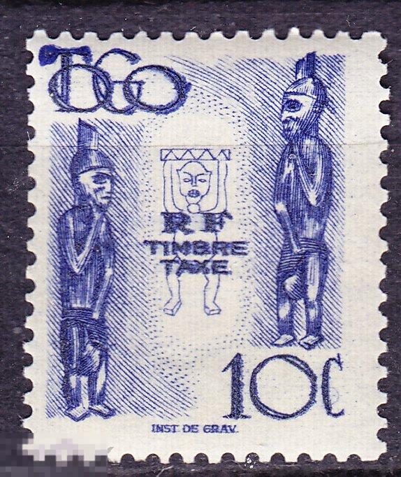 Французские колонии Того 1947 маски этнография 