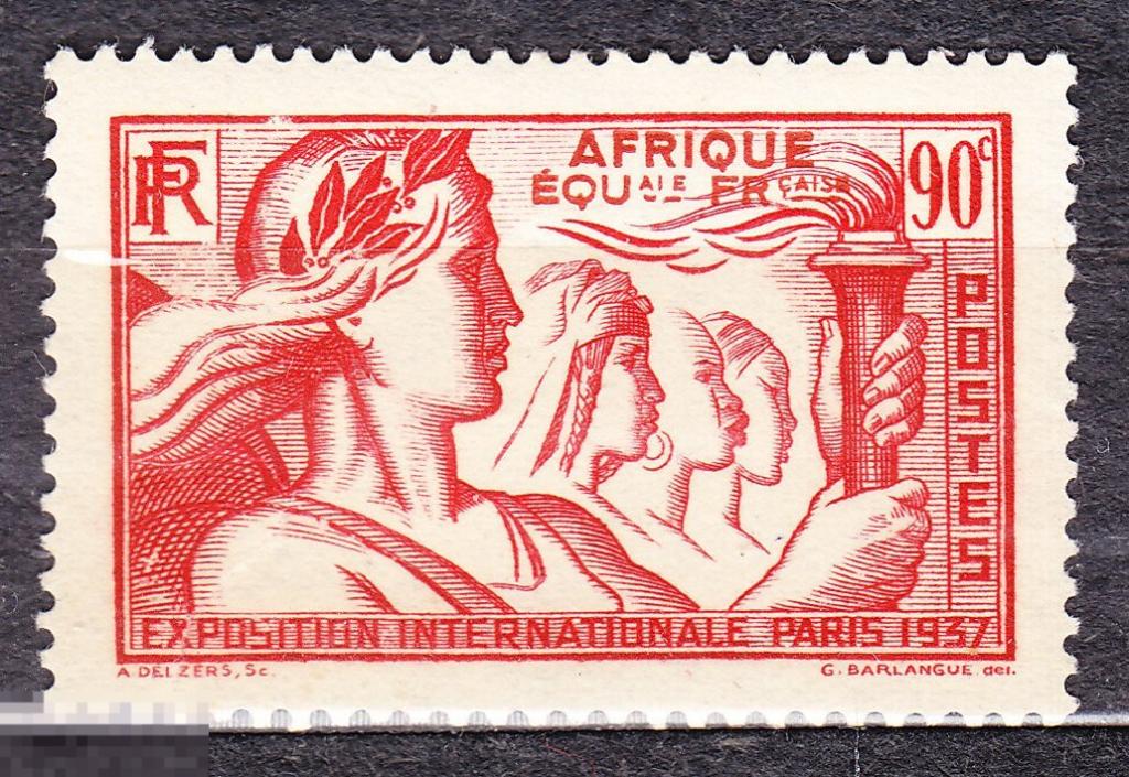 Французские колонии Экваториальная Африка 1937 