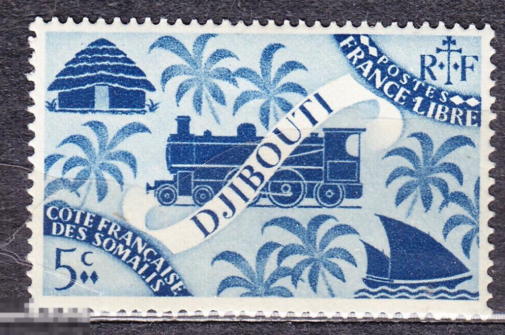 Французские колонии Сомали Джибути 1943 