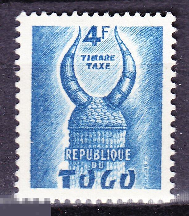 Французские колонии Того 1959 маски этнография 