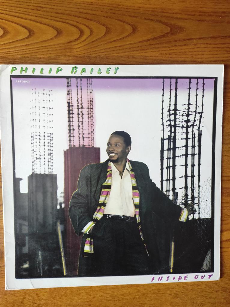 Пластинка Philip Bailey CBS Israel 1986