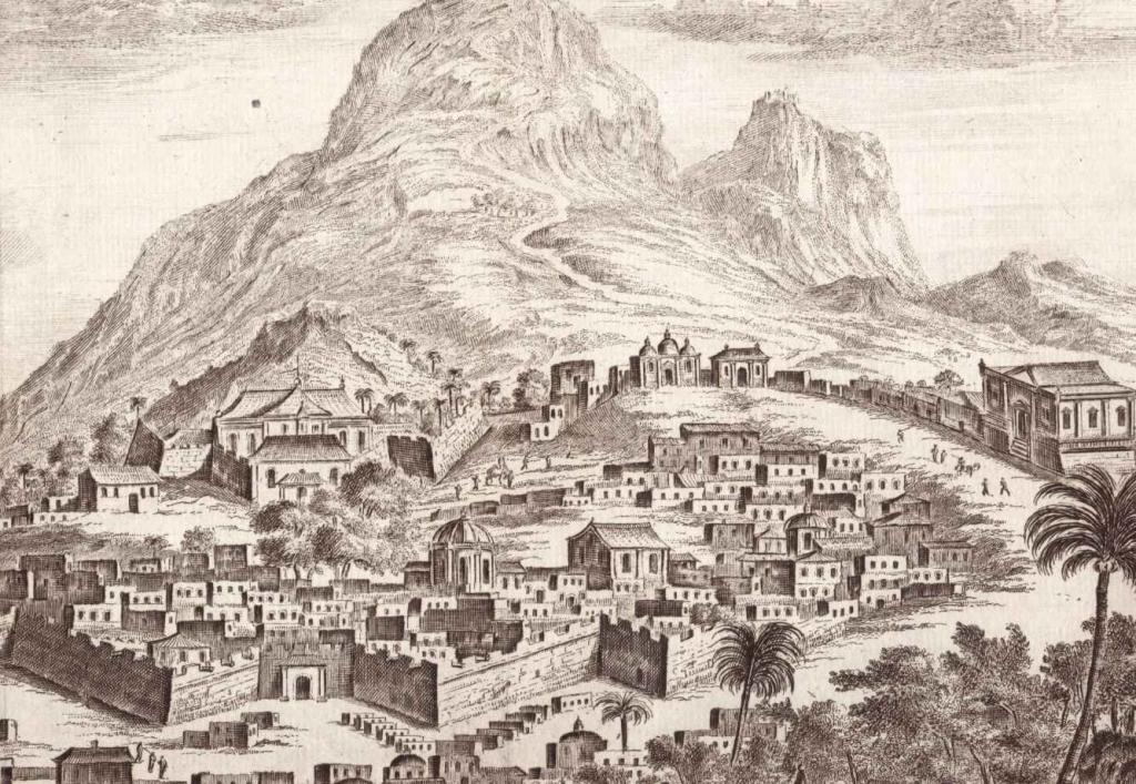 Город Шемаха, 1690-е годы.