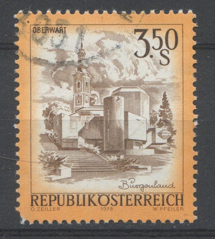 Австрийские ландшафты, архитектура, Австрия, серия 1м, 1978, MI 0.3 euro # 1581