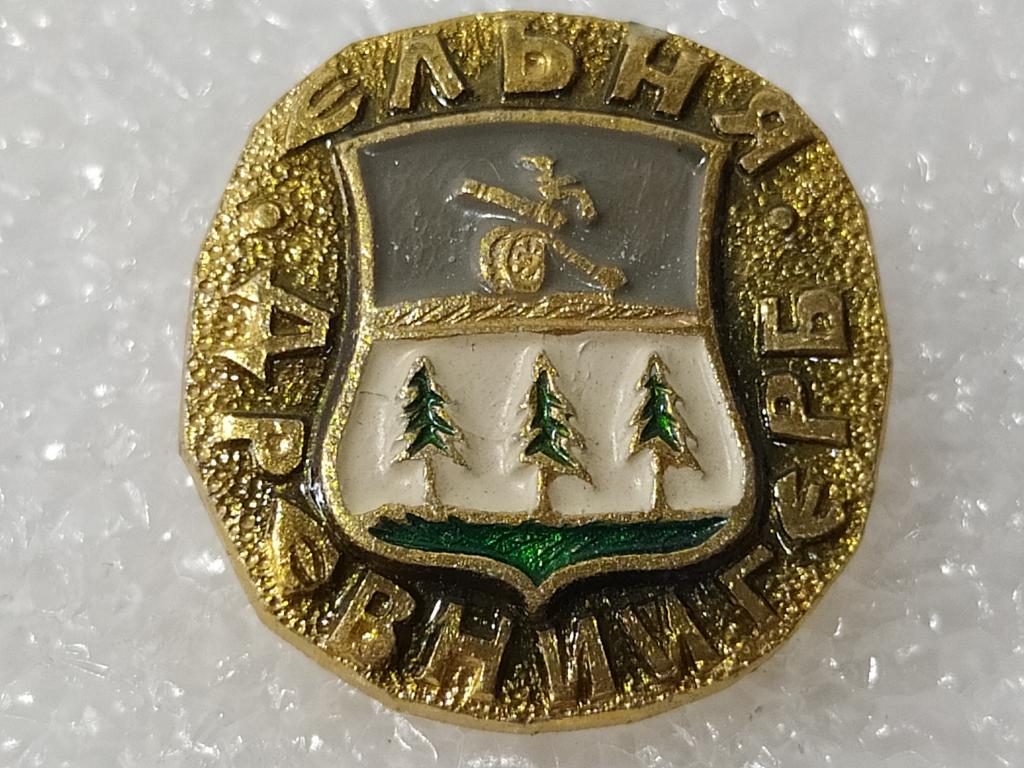 Коллекция Знак Значок  Гербы России Ельня  №В1 Более 2000 шт