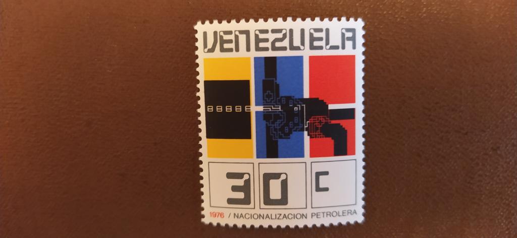 Марка Венесуэлы, 1976, Нефтяная национализация**