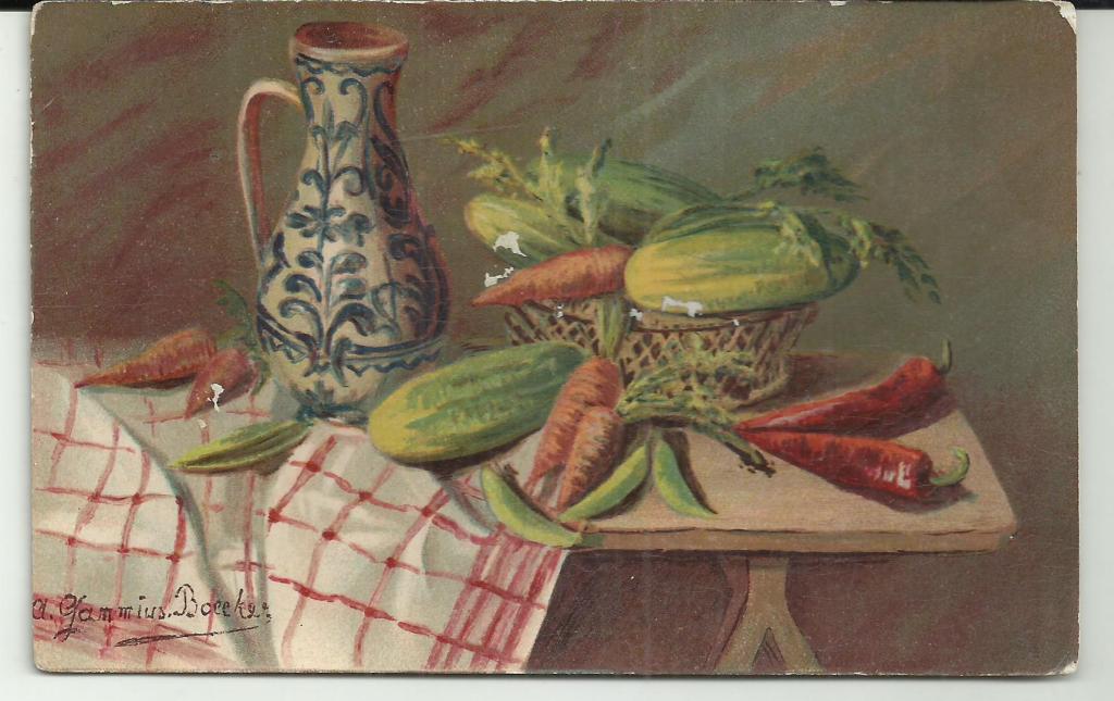 .живопись.овощной НАТЮРМОРТ!!!  .КУВШИН.ОВОЩИ - ОГУРЦЫ МОРКОВЬ НА СТОЛЕ.кулинария