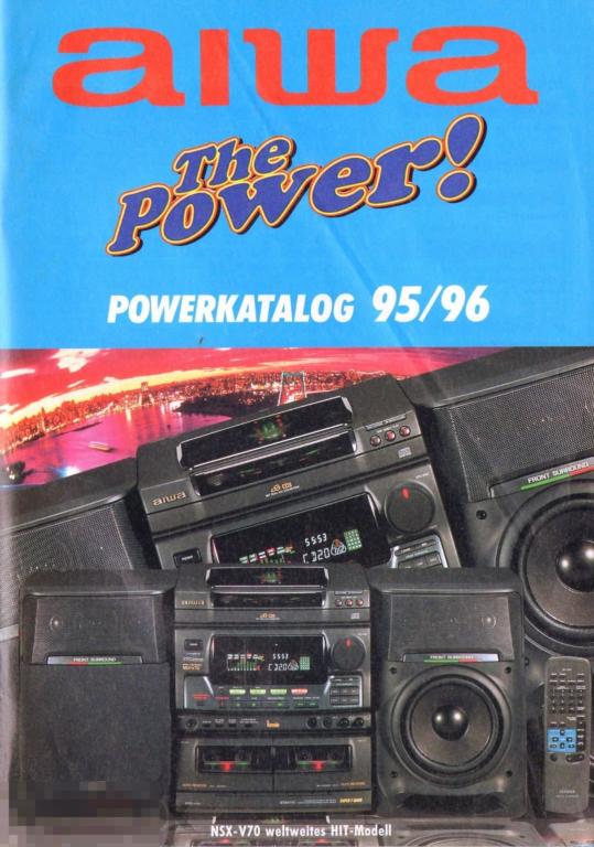 Каталог радиоаппаратуры AIWA 1995/96 / книга в PDF 
