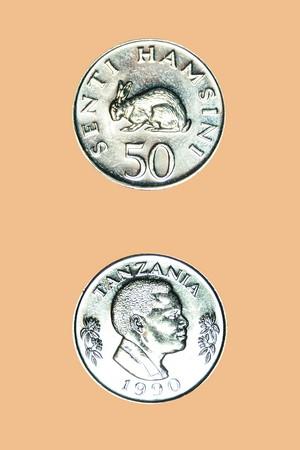 Танзания 50 сенти 1990г.