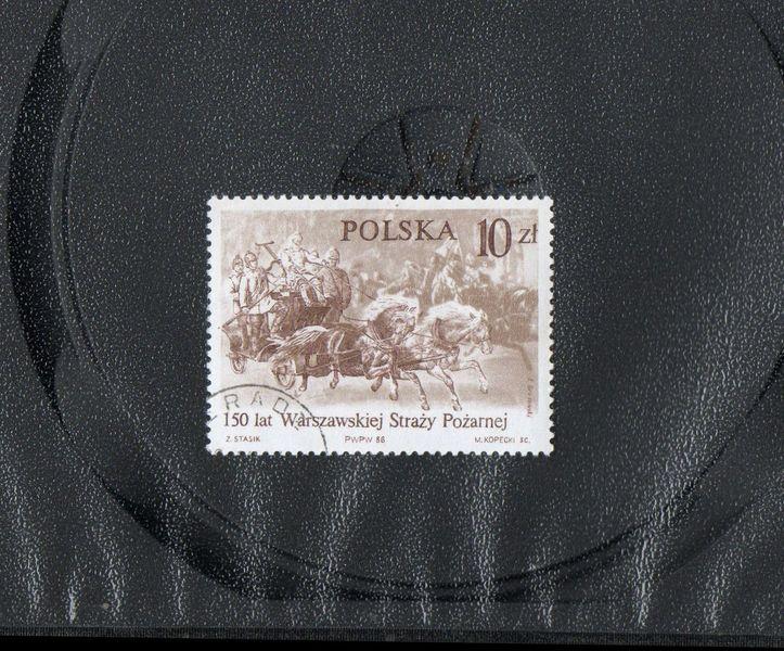 Польша 1986 год,150-летие Варшавской пожарной команды.
