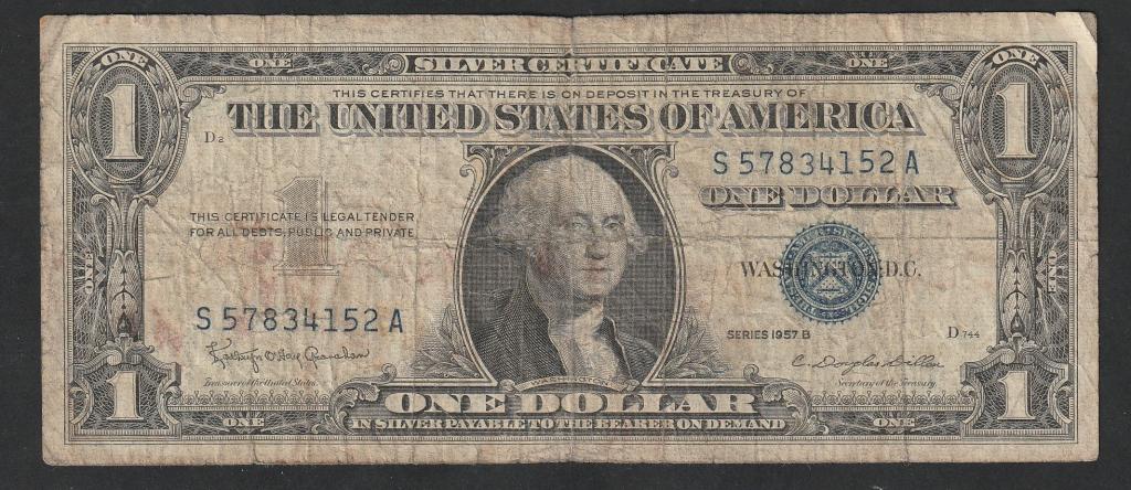 США, 1 доллар 1957 года