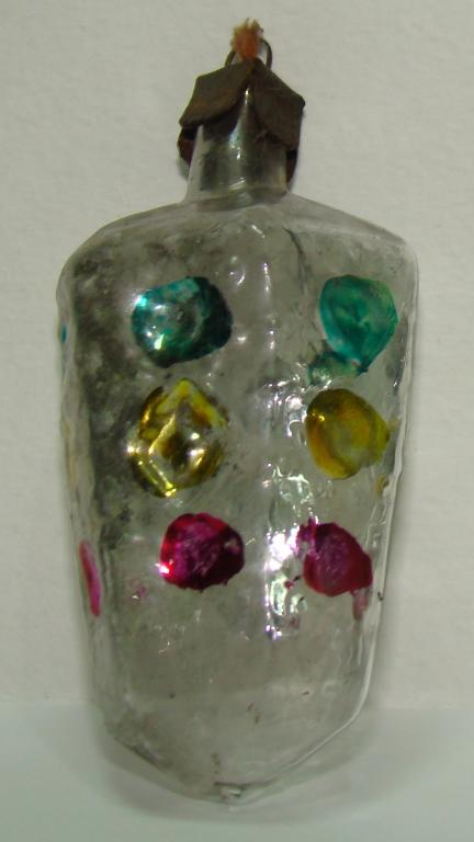 Елочная игрушка Светофор. Стекло. СССР