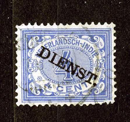 Нидерландская Индия. Служебные. Надпечатка. 1 марка. 1911