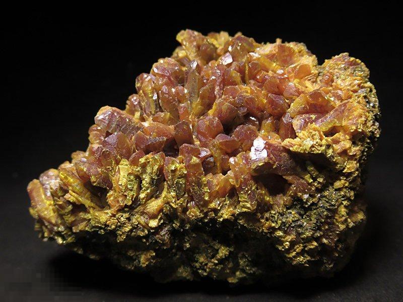 ! Аурипигмент Кристаллы 74*64*43мм Jiepaiyu Mine, пр. Хунань, КНP Минерал 1051 
