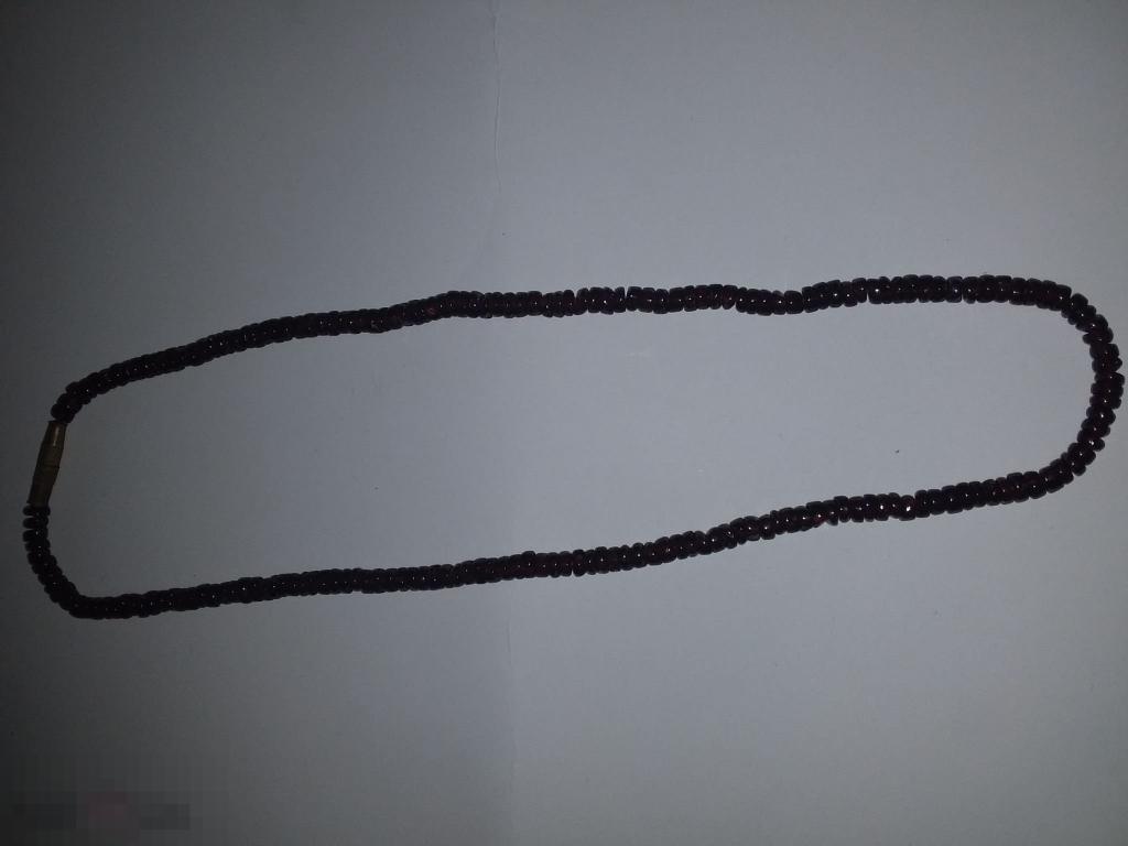Бусы из натурального граната новые 