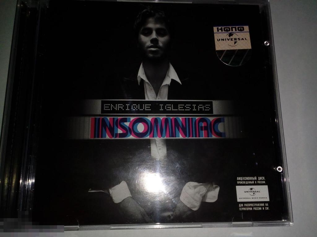 enrique iglesias- insomniac cd лицензионный как новый 