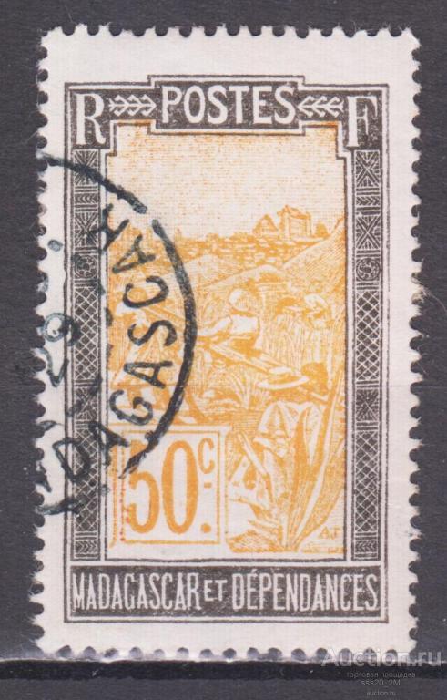 Мадагаскар 1922 паланкин плантанции сизаля Mi161
