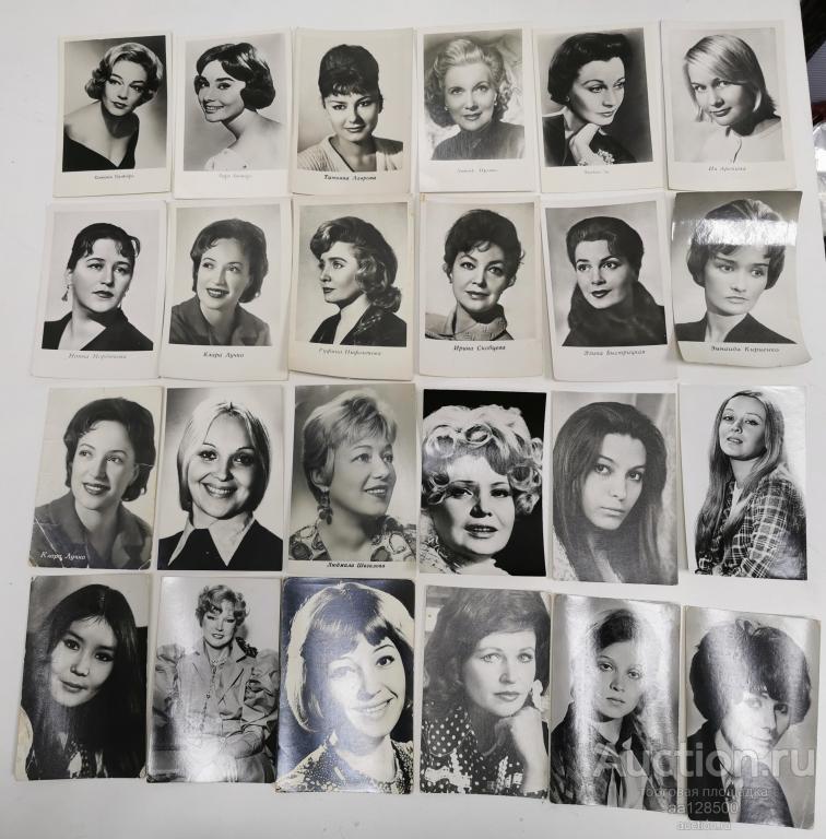 любая открытка 40 рублей кино театр актриса артистка Лучко Шагалова Кириенко