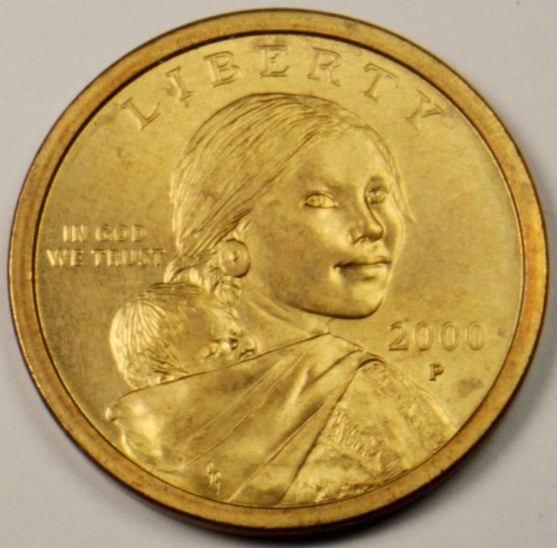 США 1 доллар 2000 P Филадельфия (С22)