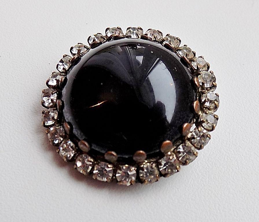 Винтажная брошь из Европы! "Затмение"