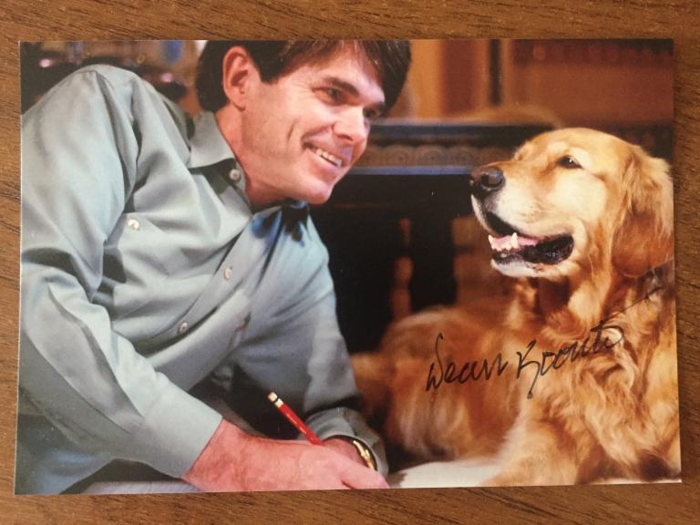 Дин Кунц автограф на фото