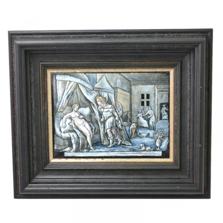 Плакетка «Меркурий, Герса и Аглавра», 1565 г. (84441)