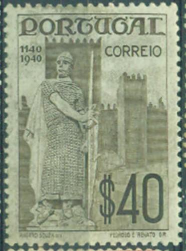 Португалия 1940 г. Король Альфонсо негашеная* (ЧБК)