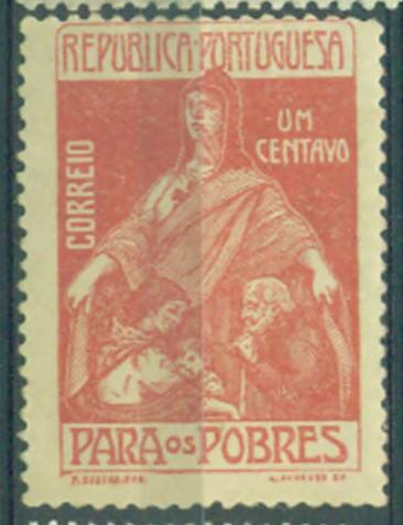 Португалия 1915 г. Двойная Помощь армии негашеная**