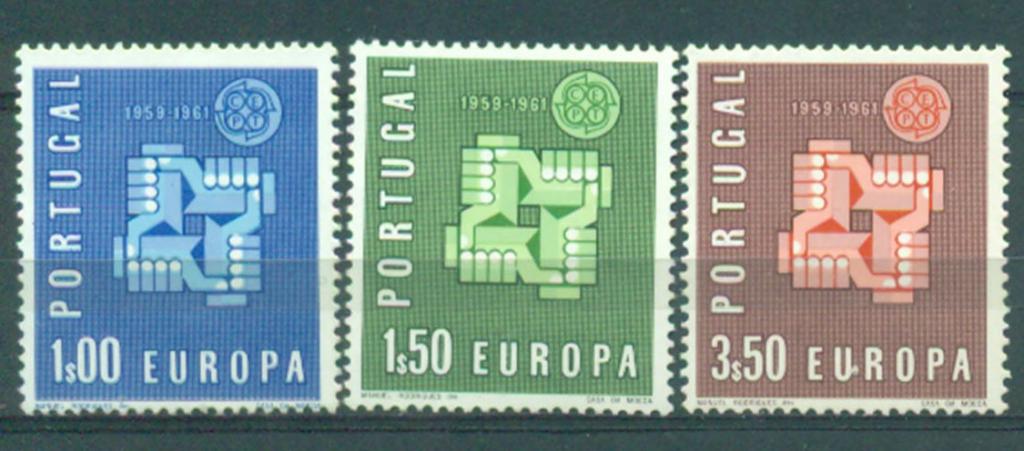 Португалия 1961 г.  серия Европа СЕПТ негашеная**